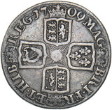 1709 Shilling - Anne British Silver Coin