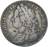 1747 Shilling - George II British Silver Coin