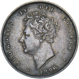 1826 Shilling - George IV British Silver Coin - Nice