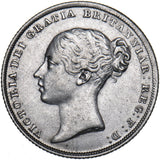 1839 Shilling - Victoria British Silver Coin - Very Nice