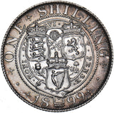 1899 Shilling - Victoria British Silver Coin - Superb