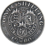 1900 Shilling - Victoria British Silver Coin - Nice