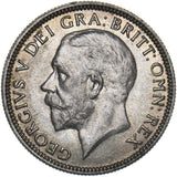 1935 Shilling - George V British Silver Coin - Very Nice