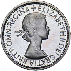 1953 Proof English Shilling - Elizabeth II British  Coin - Superb