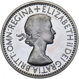 1953 Proof English Shilling - Elizabeth II British  Coin - Superb