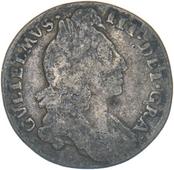 1696 Sixpence - William III British Silver Coin