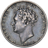 1826 Sixpence - George IV British Silver Coin - Nice