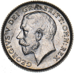 1924 Sixpence - George V British Silver Coin - Superb