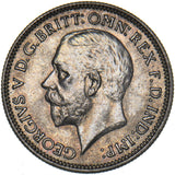 1935 Sixpence - George V British Silver Coin - Very Nice