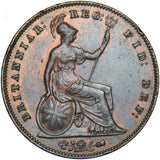 1854 Penny (PT) - Victoria British Copper Coin - Nice