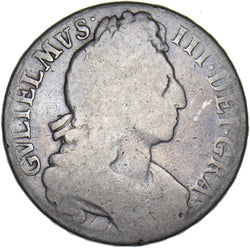 1696 Crown - William III British Silver Coin