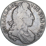 1700 Crown - William III British Silver Coin