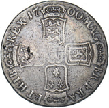 1700 Crown - William III British Silver Coin