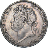 1821 Crown - George IV British Silver Coin