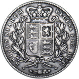 1844 Crown (Cinquefoil Stops) - Victoria British Silver Coin.