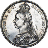 1887 Crown - Victoria British Silver Coin