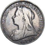 1896 LX Crown - Victoria British Silver Coin