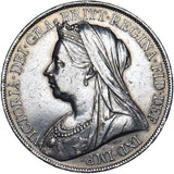 1900 LXIV Crown - Victoria British Silver Coin