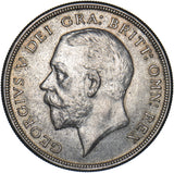 1928 Wreath Crown - George V British Silver Coin - Very Nice