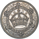 1928 Wreath Crown - George V British Silver Coin - Very Nice