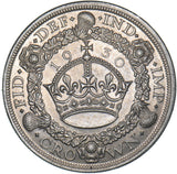 1930 Wreath Crown - George V British Silver Coin - Very Nice