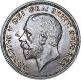 1931 Wreath Crown - George V British Silver Coin - Very Nice