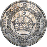 1933 Wreath Crown - George V British Silver Coin - Very Nice