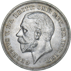 1935 Crown - George V British Silver Coin - Superb