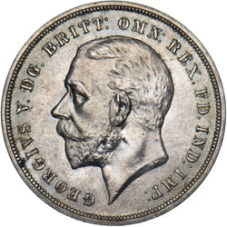 1935 Crown - George V British Silver Coin - Very Nice