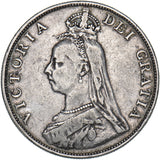 1888 Double Florin (Inverted 1) - Victoria British Silver Coin