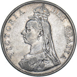 1889 Double Florin - Victoria British Silver Coin