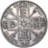 1890 Double Florin - Victoria British Silver Coin - Very Nice