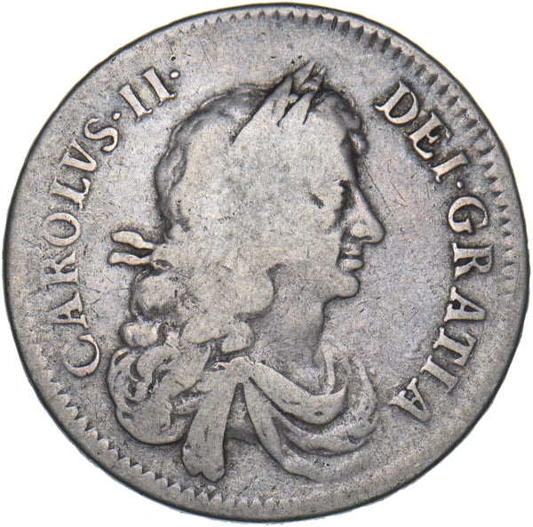 1670 Halfcrown - Charles II British Silver Coin