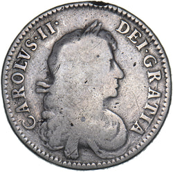 1671 Halfcrown - Charles II British Silver Coin