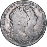 1689 Halfcrown - William & Mary British Silver Coin