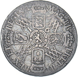 1693 Halfcrown - William & Mary British Silver Coin