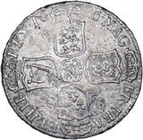 1696 C Halfcrown (Chester, Rare Late Harp) - William III British Silver Coin