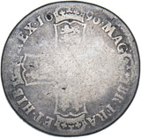 1696 Halfcrown - William III British Silver Coin