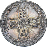 1697 y Halfcrown (York Mint) - William III British Silver Coin - Nice