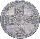 1697 N Halfcrown (Norwich Mint) - William III British Silver Coin - Nice