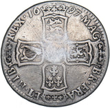 1697 Halfcrown - William III British Silver Coin