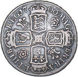 1706 Halfcrown - Anne British Silver Coin