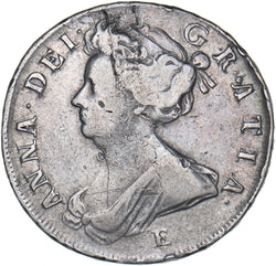 1708 E Halfcrown (Edinburgh Mint) - Anne British Silver Coin