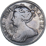 1713 Halfcrown - Anne British Silver Coin