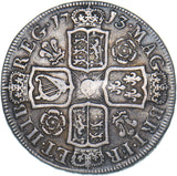 1713 Halfcrown - Anne British Silver Coin