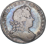 1716 Halfcrown (20 Over 17) - George I British Silver Coin