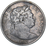 1817 Halfcrown - George III British Silver Coin