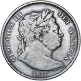 1817 Halfcrown - George III British Silver Coin