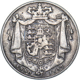 1837 Halfcrown - William IV British Silver Coin