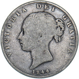 1844 Halfcrown - Victoria British Silver Coin